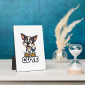 cute puppy フォトプラーク (側面)