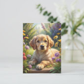 Cute Puppy ポストカード (スタンド正面)