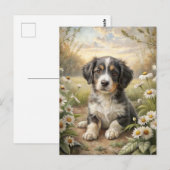 Cute Puppy ポストカード (正面/裏面)