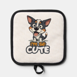 cute puppy 鍋敷き