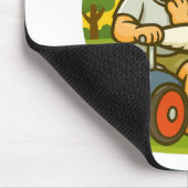 Cute Puppy and Kid Playtime マウスパッド (コーナー)