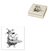 Cute Puppy Christmas Cookies ラバースタンプ (押印)