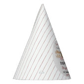 Cute Puppy Dog Boy 1st Birthday | Pawty Time First パーティーハット (左)