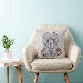 Cute Puppy Dog Cushion Cover クッション (椅子)