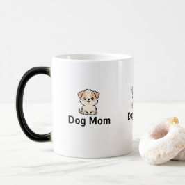 Cute Puppy Dog Mom モーフィングマグカップ