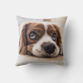 Cute Puppy Dog Throw Pillow クッション (裏面)