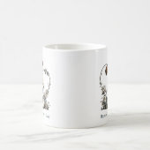 Cute Puppy Dog Valentines Mug コーヒーマグカップ (中央)
