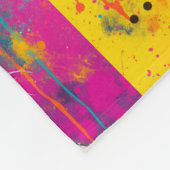 Cute Puppy Funny Dog Mixed Media Animal Pet フリースブランケット (角)