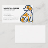 Cute Puppy Illustration | Animal Care 名刺 (正面/裏面)