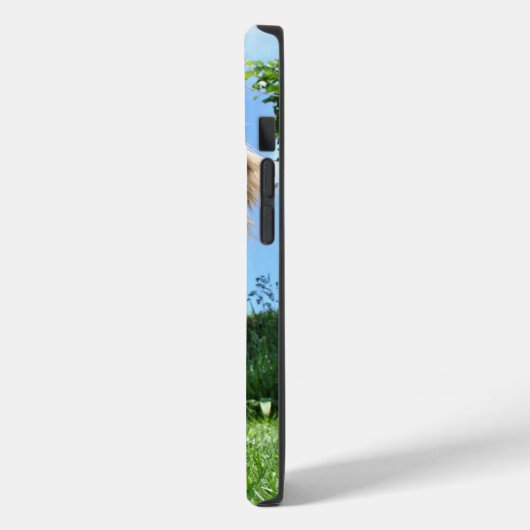 Cute Puppy in Garden Photo Case-Mate iPhoneケース (裏面 / 左)