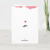 Cute Puppy Love Card  カード (裏面)