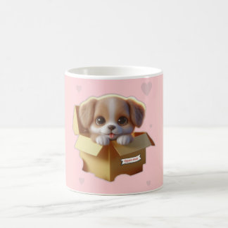 Cute Puppy Mug | Kawaii Dog Gift コーヒーマグカップ