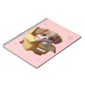 Cute Puppy Notebook | Kawaii Dog Journal ノートブック (左側)