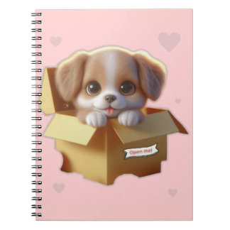 Cute Puppy Notebook | Kawaii Dog Journal ノートブック