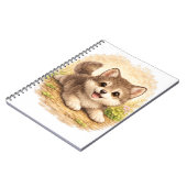 Cute Puppy Spiral Notebook Kawaii Dog ノートブック (左側)