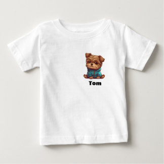 Cute Puppy t-shirts for kids ベビーTシャツ