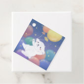 Cute Puppy with Balloons & Stars フェイバータグ (インサイチュ)