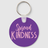 Cute Purple & Black Spread Kindness Key Chain  キーホルダー (正面)