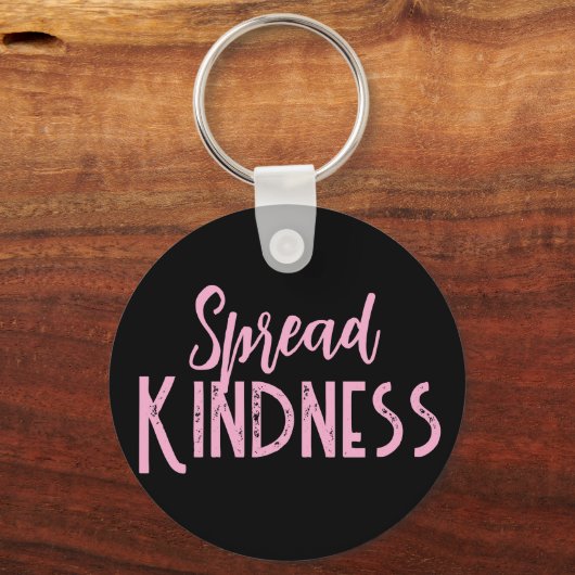 Cute Purple & Black Spread Kindness Key Chain  キーホルダー (裏面)