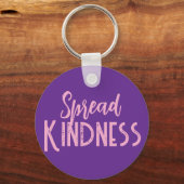 Cute Purple & Black Spread Kindness Key Chain  キーホルダー (正面)