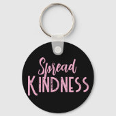 Cute Purple & Black Spread Kindness Key Chain  キーホルダー (裏面)