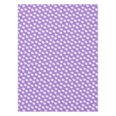 Cute Purple Ghost Pattern – Halloween Design テーブルクロス (正面)