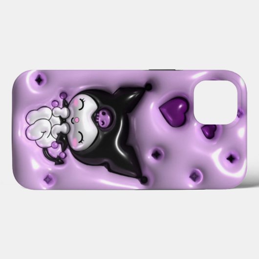 Cute Purple Goth Aesthetic Phone Case 💜✨ Case-Mate iPhoneケース (裏面 (横))