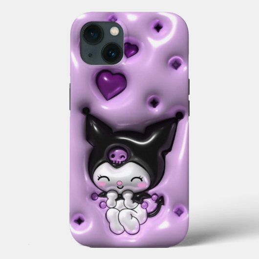 Cute Purple Goth Aesthetic Phone Case 💜✨ Case-Mate iPhoneケース (裏面)