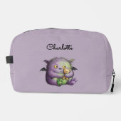 Cute Purple Green Fluffy Monster Buddy ドップキット (正面)