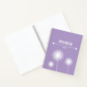 Cute purple Notebook ノートブック (内部)