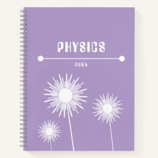 Cute purple Notebook ノートブック