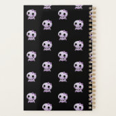 Cute Purple Skull Planner プランナー手帳 (裏面)