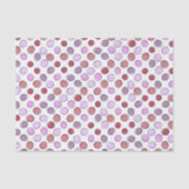Cute Purple Spotty Pattern 薄葉紙 (正面)