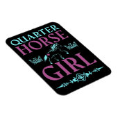 Cute Quarter Horse Girl   マグネット (右側)