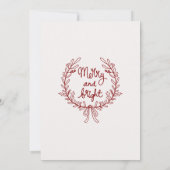 Cute quirky christmas party doodle 招待状 (裏面)