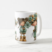 CUTE QUIRKY LITTLE IRISH GIRLS コーヒーマグカップ (正面右)
