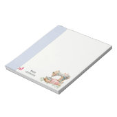 Cute Quirky Sewing Machine ノートパッド (回転)