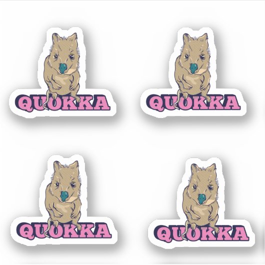 Cute Quokka シール (正面)
