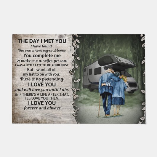Cute Quotes Decor, Gift To Lover ドアマット (正面)