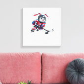 Cute Rabbit Boys Kids Men T-Shirt キャンバスプリント (インサイチュ (リビング))