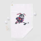 Cute Rabbit Boys Kids Men T-Shirt ゴルフタオル (インサイチュ)