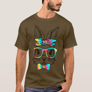 Cute Rabbit Bunny Face Leopard Glasses Headband Ea Tシャツ