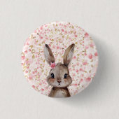 Cute Rabbit Button Accessory 缶バッジ (正面)