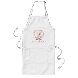 Cute Rabbit Cooking Apron - Personalized Chef Gift ロングエプロン