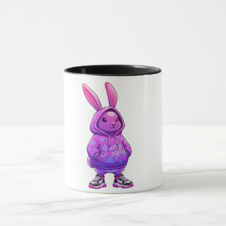 Cute Rabbit Illustration | Custom Bunny Coffee Mug マグカップ
