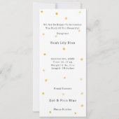 Cute Rabbit In Magical Night With Moon And Stars (裏面)