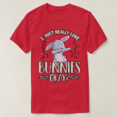 Cute Rabbit Lover Graphic Women Men Kids Bunny  Tシャツ (デザイン正面)