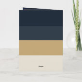 Cute Rabbit Nordic Woodland Merry Christmas Photo  シーズンカード (裏面)