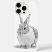 Cute Rabbit Pencil Drawing Case-Mate iPhoneケース (裏面)