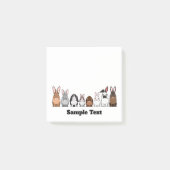 cute rabbits post it ポストイット (正面)